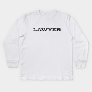 Lawyer Kids Long Sleeve T-Shirt